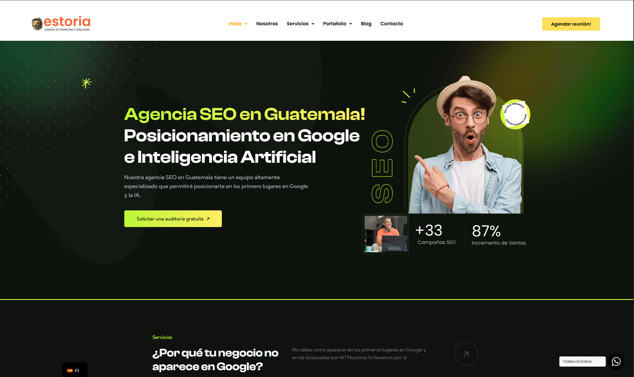 Cómo elegir una agencia SEO en Guatemala 2026 — guía honesta Estoria