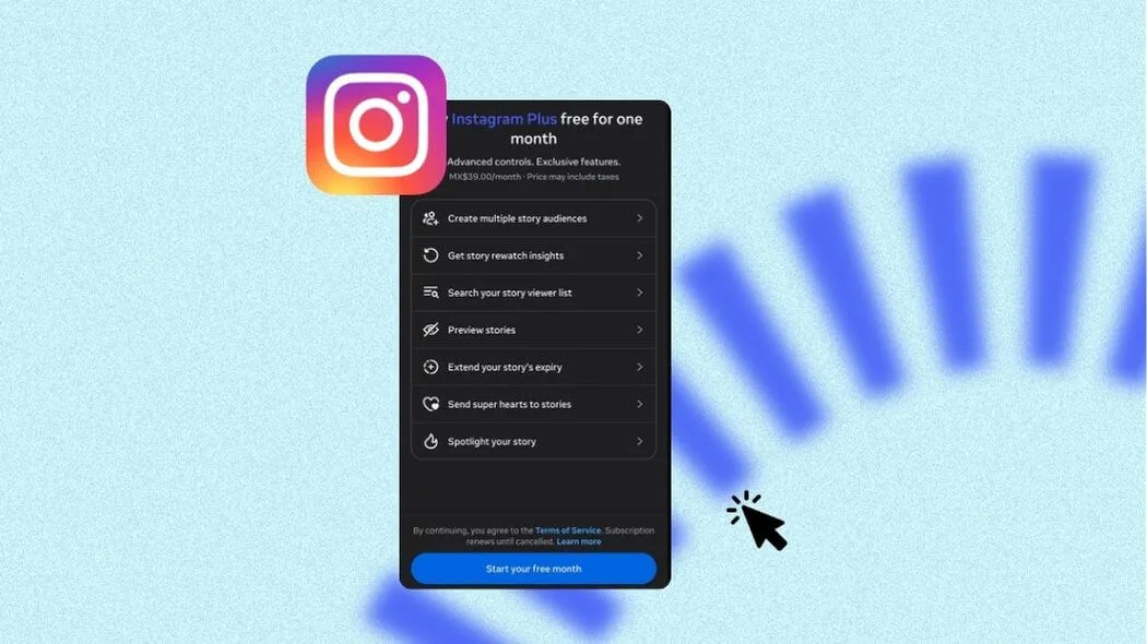 Instagram Plus nueva suscripción premium de Meta 2026 — Guatemala