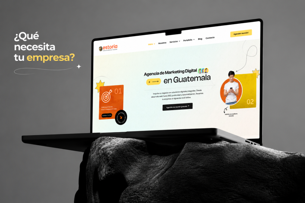 Sitio web profesional para empresas en Guatemala — Estoria Agencia Digital